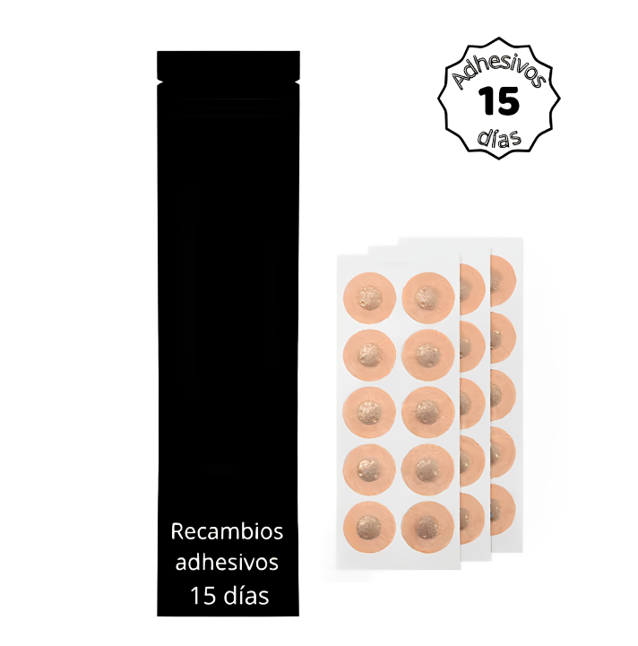 Recambios Adhesivos Tiras Nasales Placidia — 30 Parches (15 Noches)